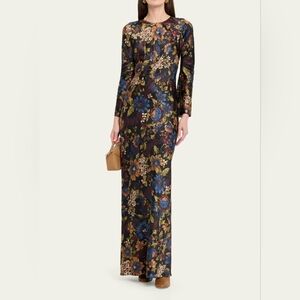VERONICA BEARD Gemma Silk-Blend Maxi Dress
